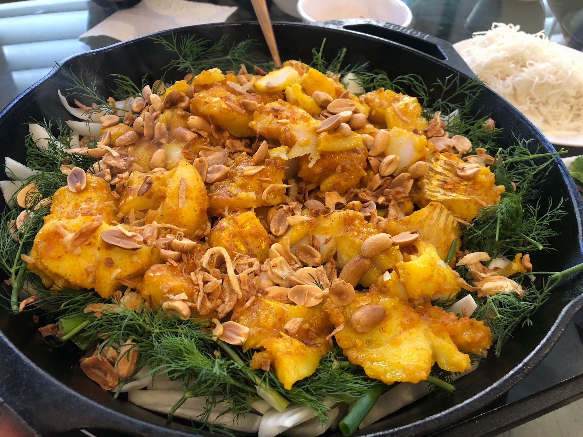 Turmeric Dill Fish (Cha Ca La Vong) No Limit Cooking